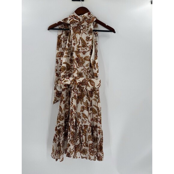NWOT Gorgeous Nicholas Selima Belted Dress in Ivory Paisley Size 2 Retail- $550 - Picture 9 of 16